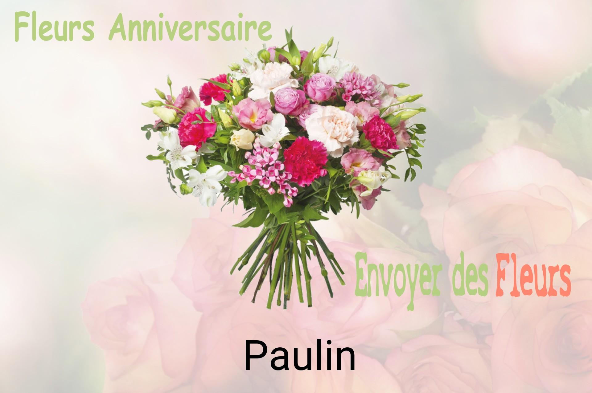 Bouquet de fleurs d’anniversaire livré à Paulin